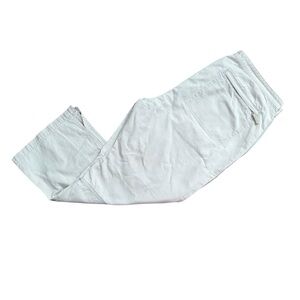 Vintage Y2K Aeropostale Women's White Capris 100% Cotton Size 13/14